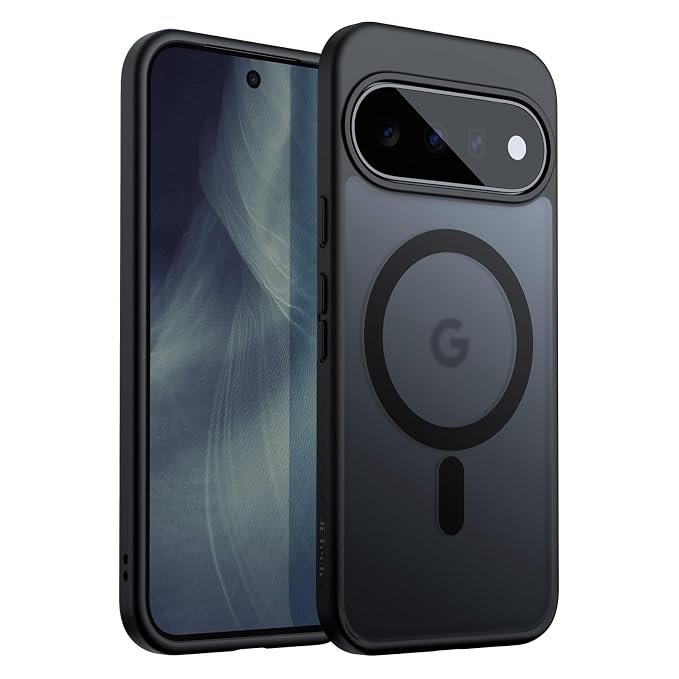 JETech Magnetic Matte Case for Google Pixel 11, Black